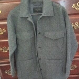 Gray Button-Up Jacket